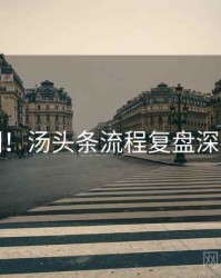 超详细！汤头条流程复盘深度解析